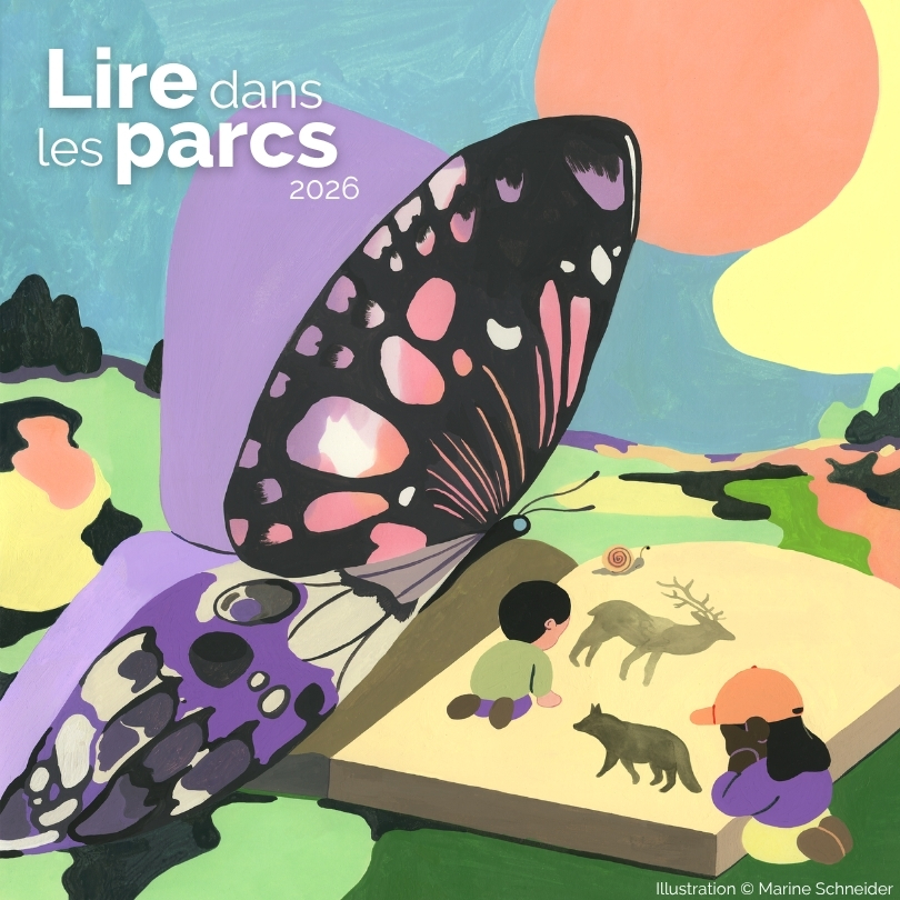 Bandeau d'annonce de Lire Dans les Parcs en juillet et août 2026