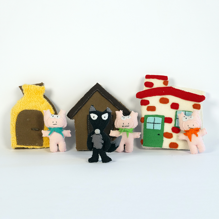 Les trois petits cochons (tapis 