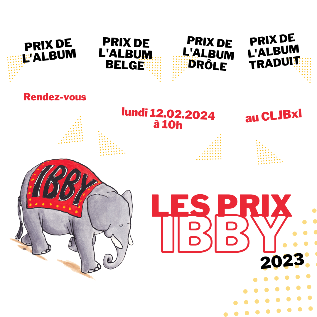 Affiche annonçant la remise des Prix IBBY 2023