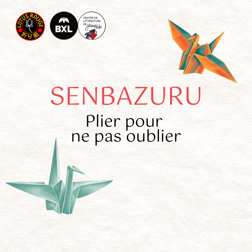 Illustration présentant des grues en origami pour le projet Senbazuru - Plier pour ne pas oublier