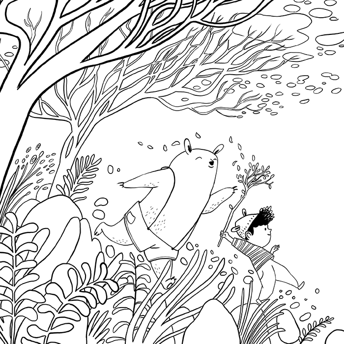 Image à colorier issue de 